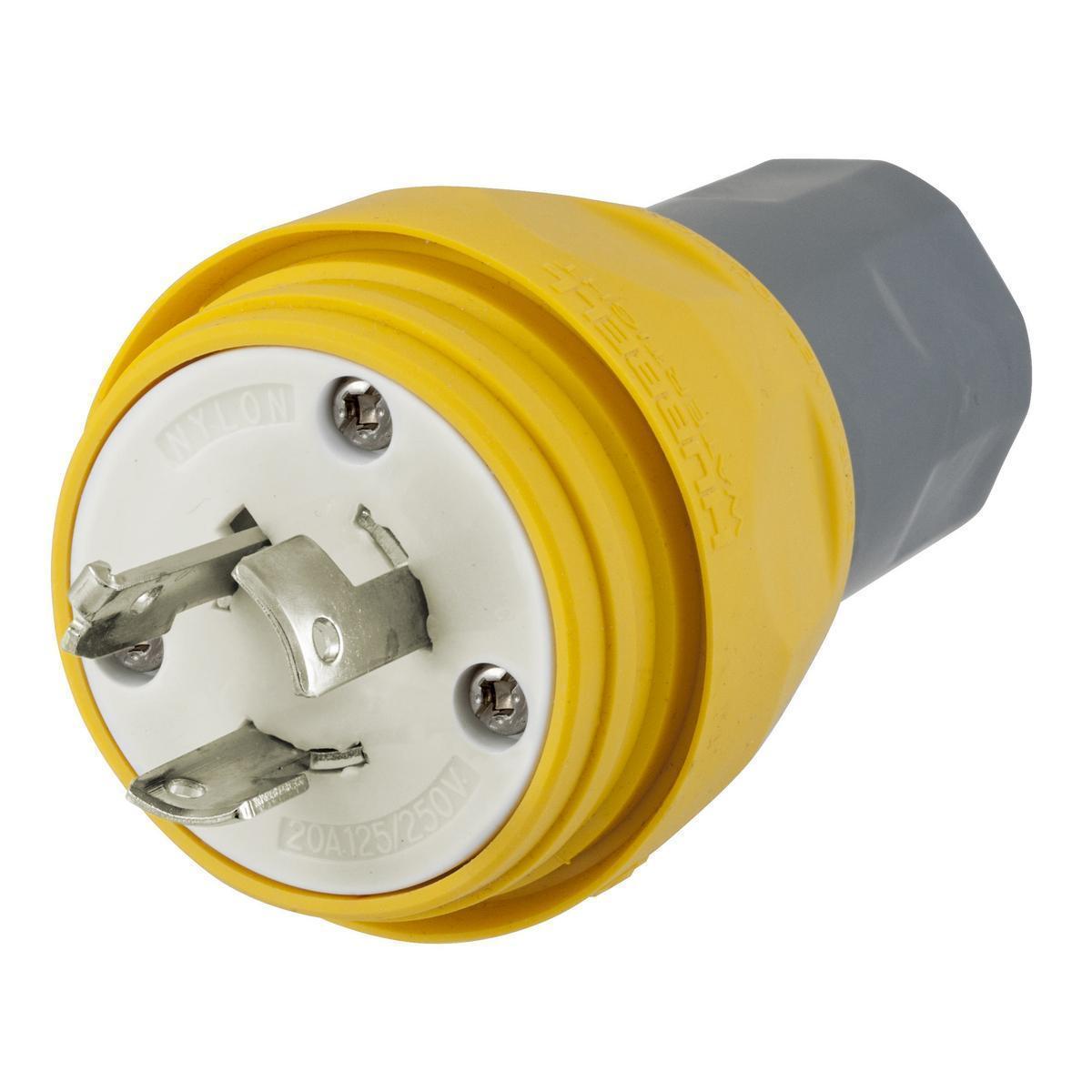 Hubbell Wiring Device-Kellems HBL26W08 Locking Plugs