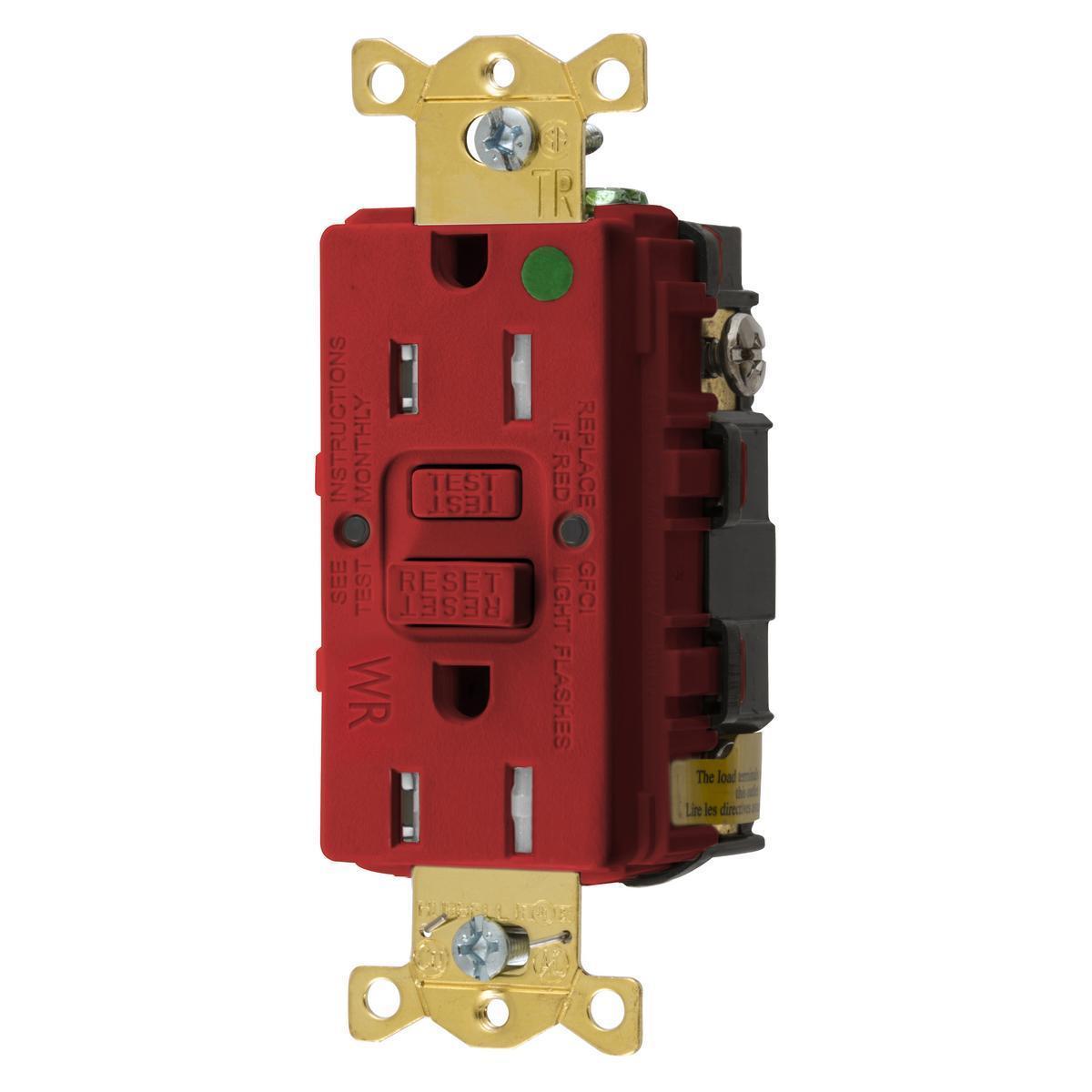 Hubbell Wiring Device-Kellems GFTWRST82RU GFCI Receptacles