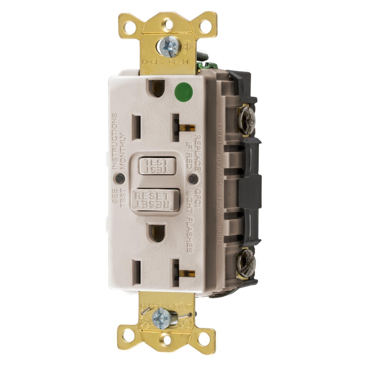 Hubbell Wiring Device-Kellems GFRST83LAU GFCI Receptacles