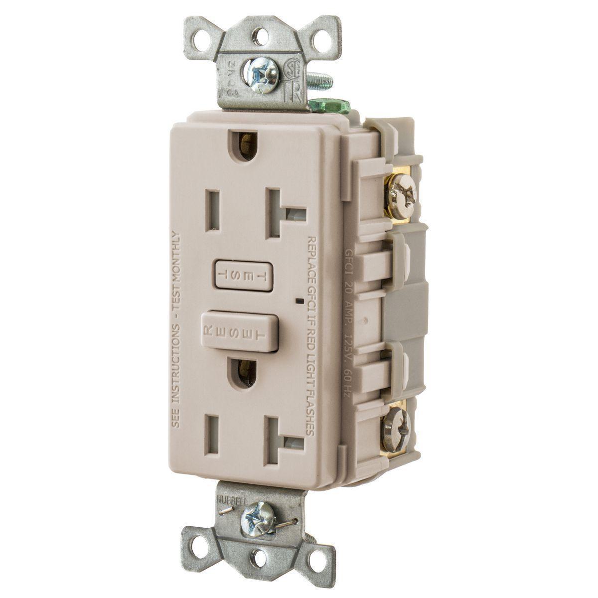 Hubbell Wiring Device-Kellems GFT20LA GFCI Receptacles