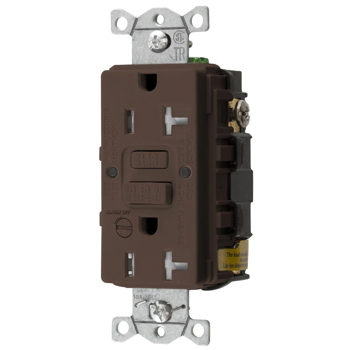Hubbell Wiring Device-Kellems GFTRST20B GFCI Receptacles
