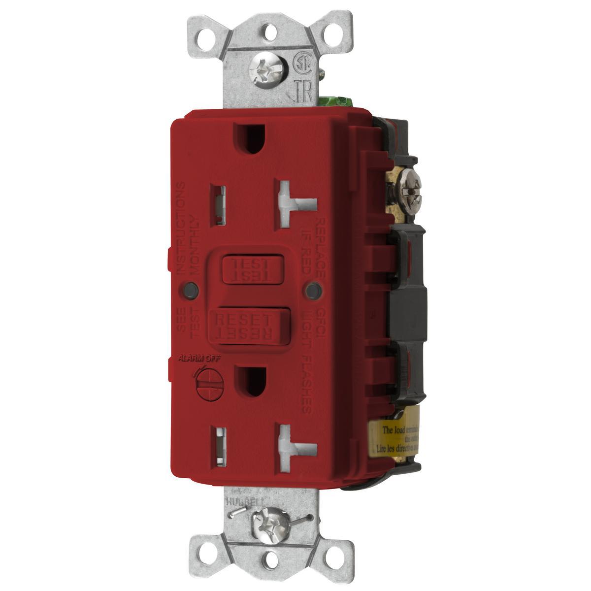 Hubbell Wiring Device-Kellems GFTRST20RB GFCI Receptacles