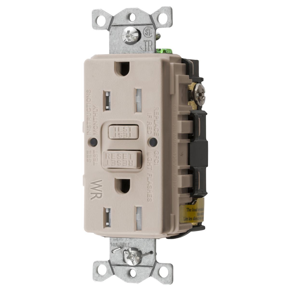 Hubbell Wiring Device-Kellems GFTWRST15LAU GFCI Receptacles