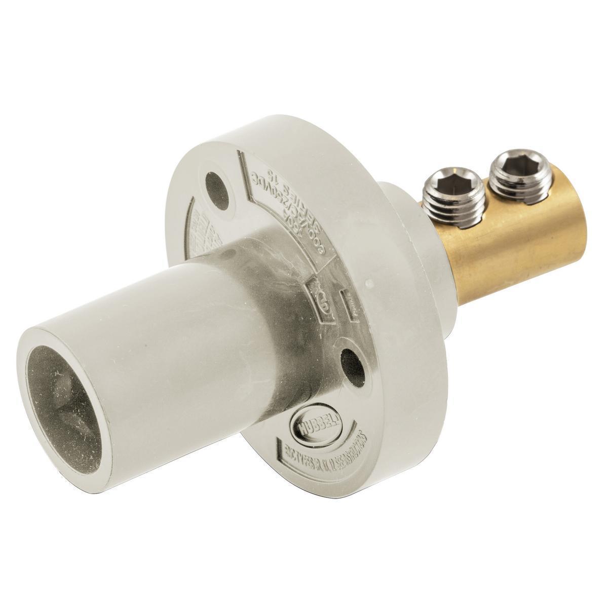 Hubbell Wiring Device-Kellems HBL15MRW Single Pole Receptacles