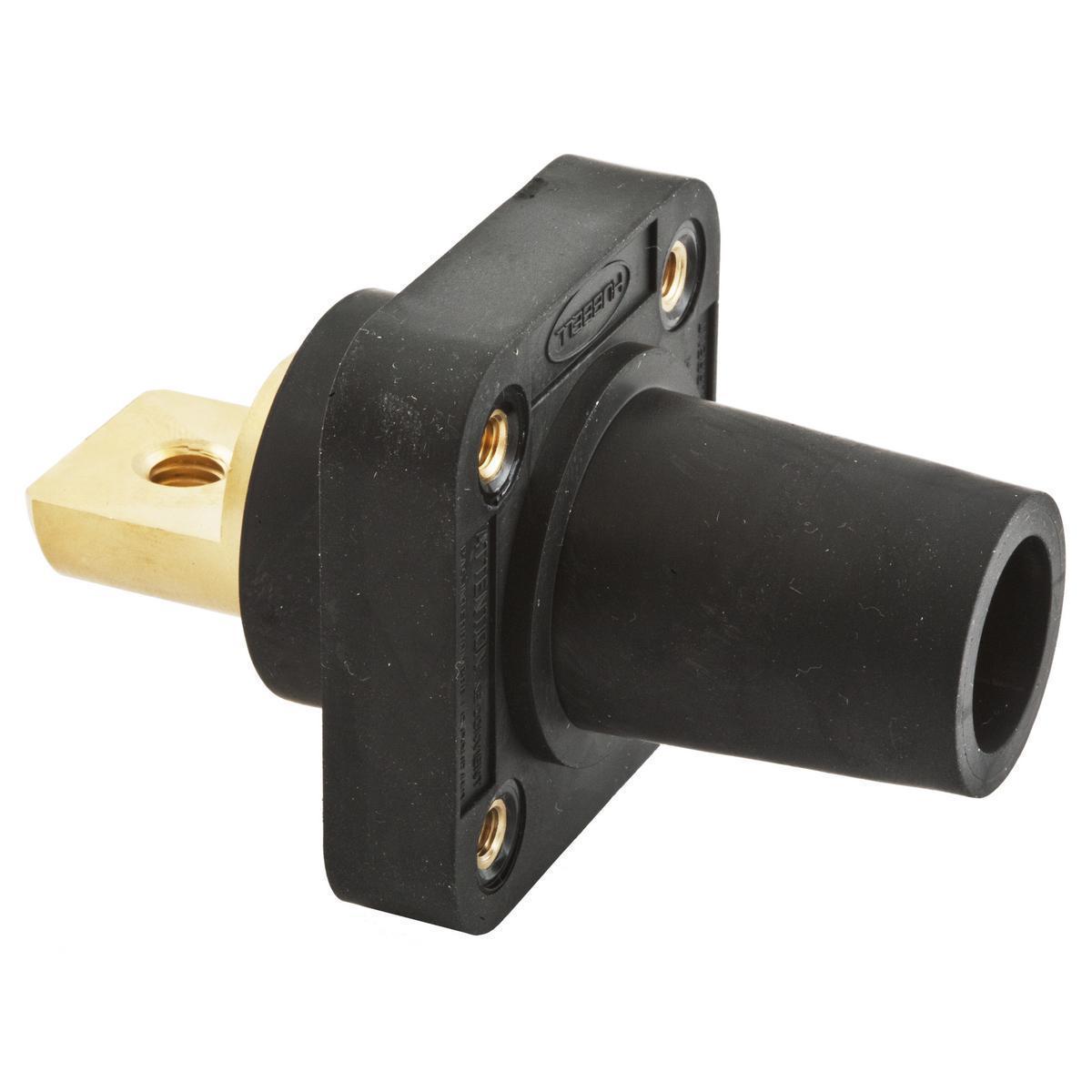 Hubbell Wiring Device-Kellems HBLFRBBK Single Pole Receptacles