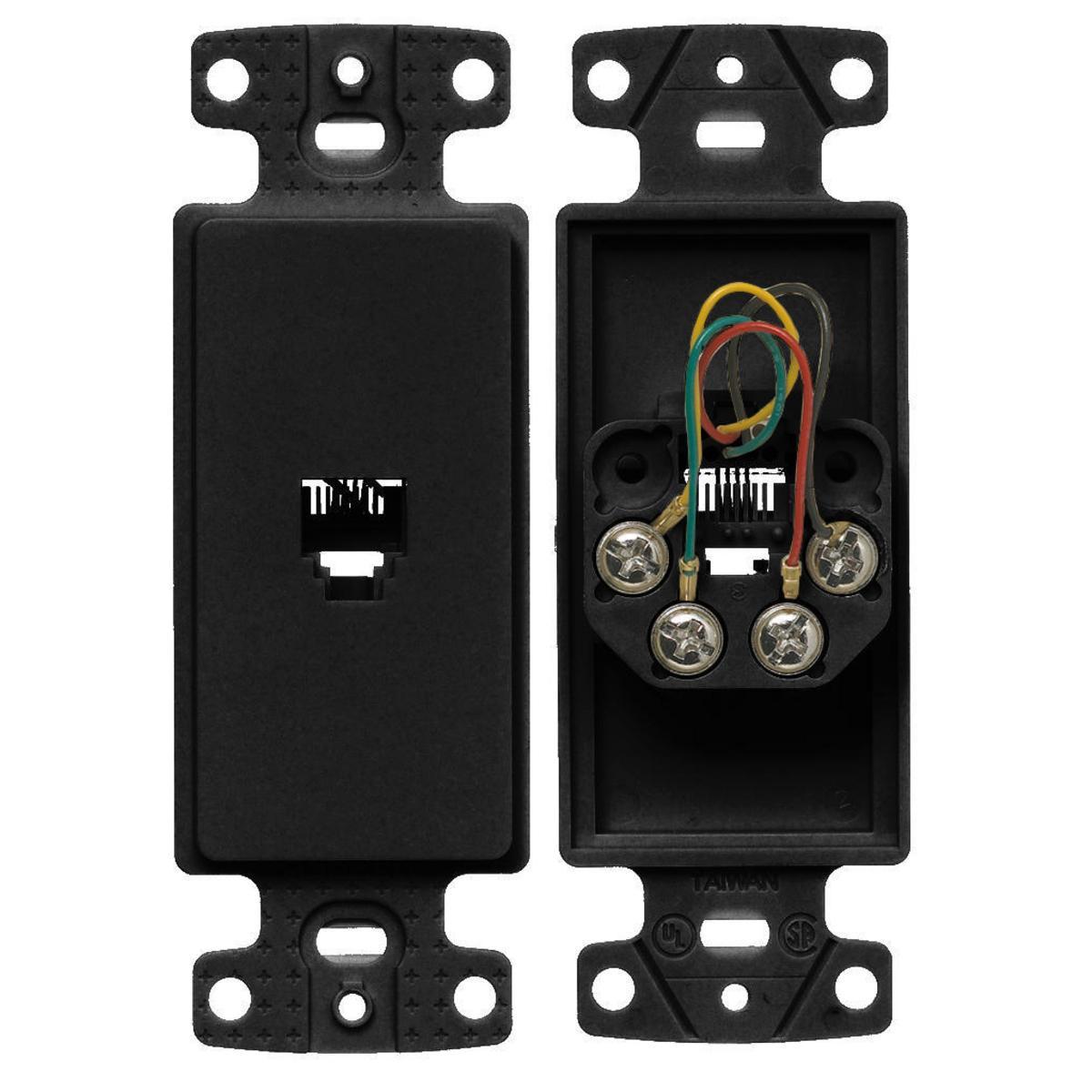 Hubbell Wiring Device-Kellems NS770BK Coaxial Outlets