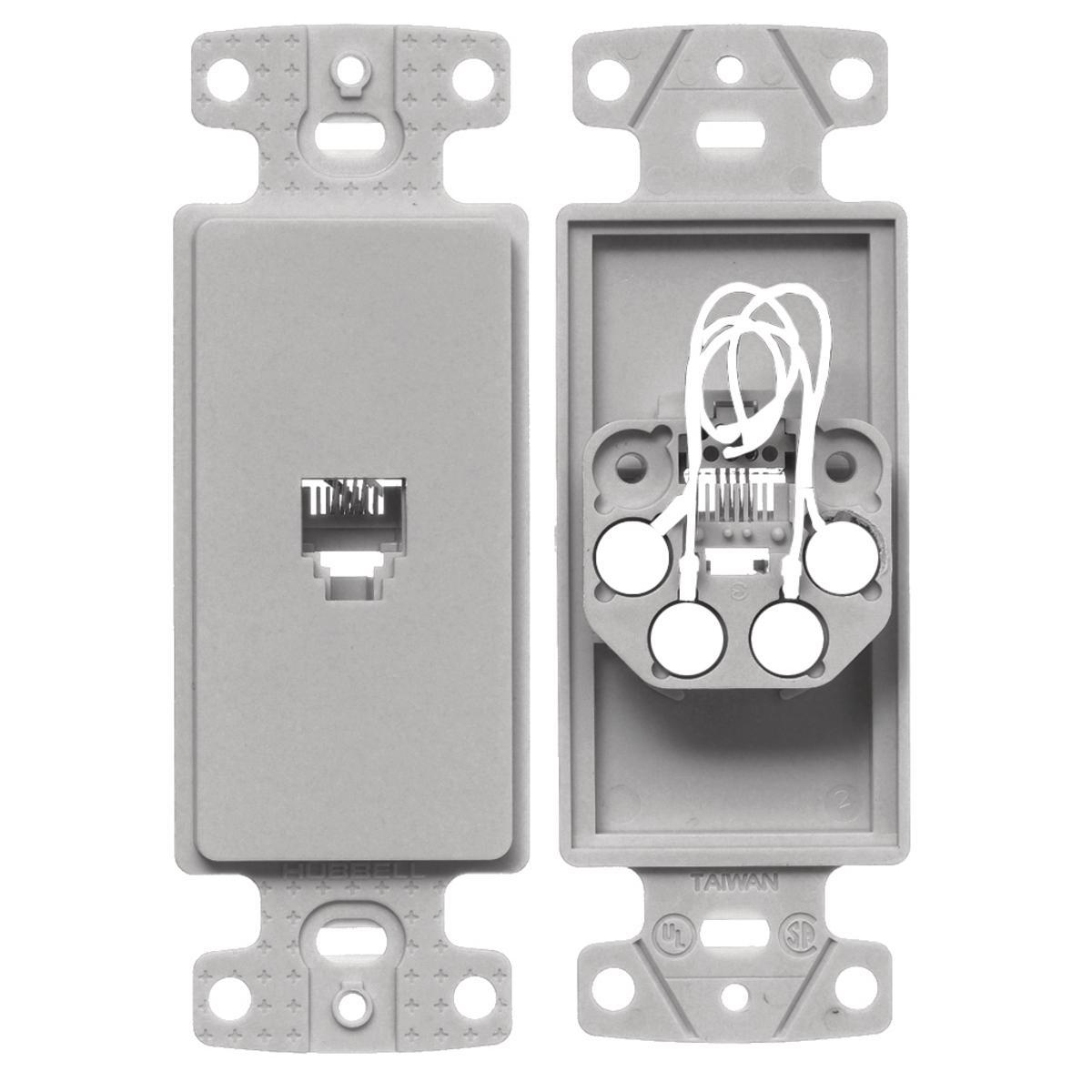 Hubbell Wiring Device-Kellems NS770GY Coaxial Outlets