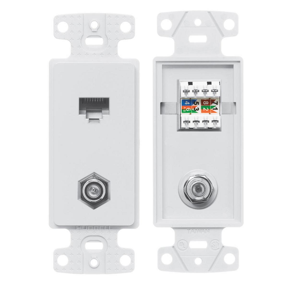Hubbell Wiring Device-Kellems NS785W Combination Outlets