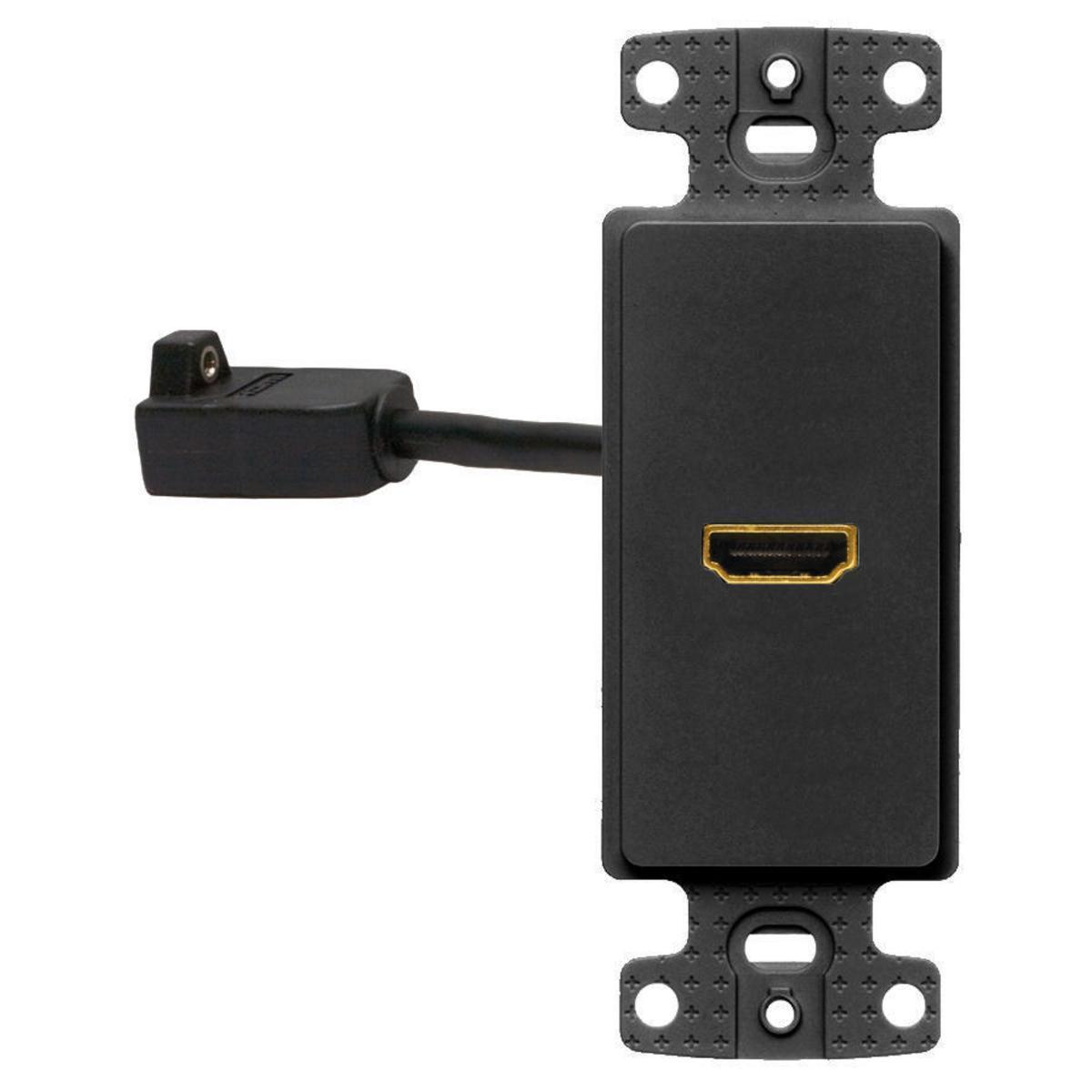 Hubbell Wiring Device-Kellems NS801BK A/V HDMI Jacks & Insert Modules