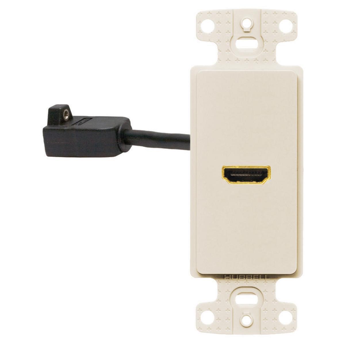 Hubbell Wiring Device-Kellems NS801LA A/V HDMI Jacks & Insert Modules