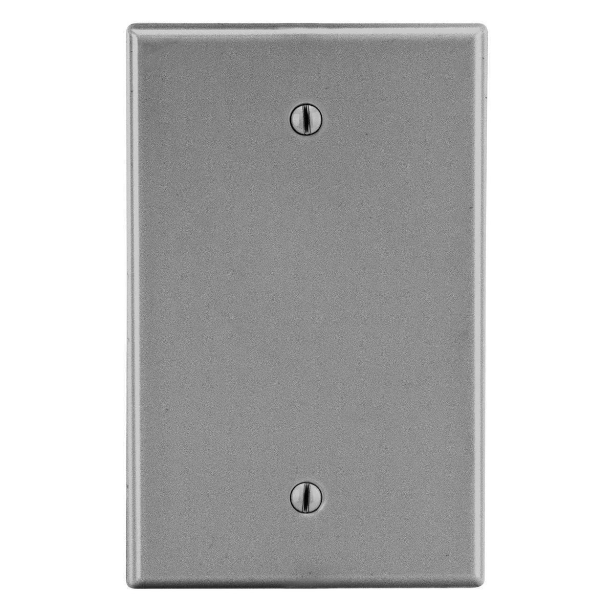 Hubbell Wiring Device-Kellems P13GY Blank Wallplates