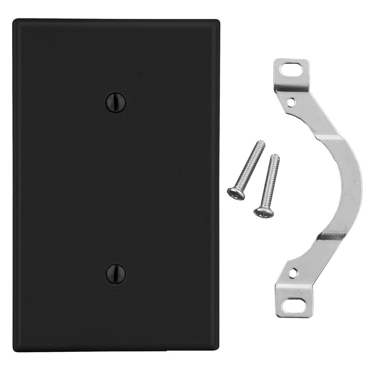 Hubbell Wiring Device-Kellems P14BK Blank Wallplates