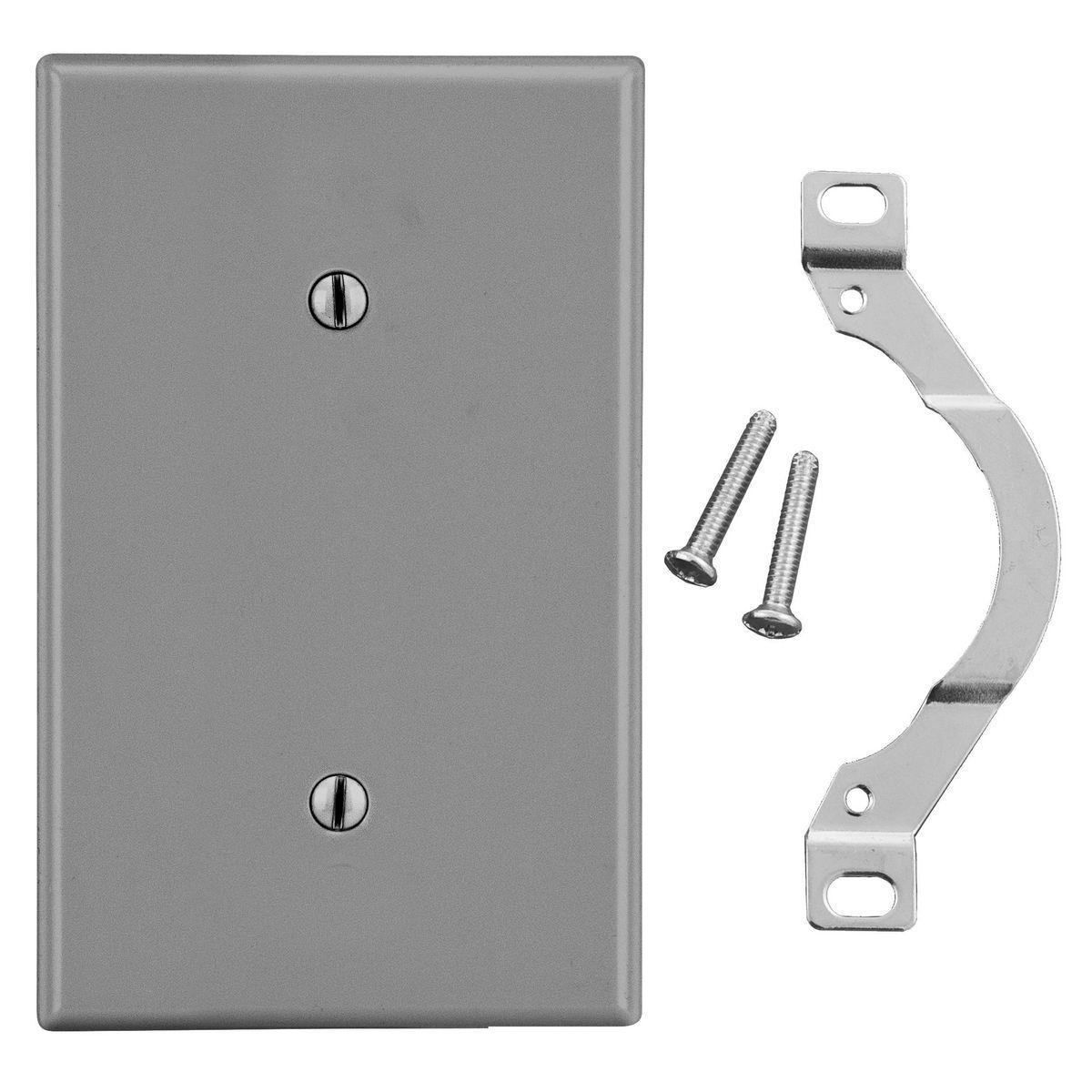 Hubbell Wiring Device-Kellems P14GY Blank Wallplates