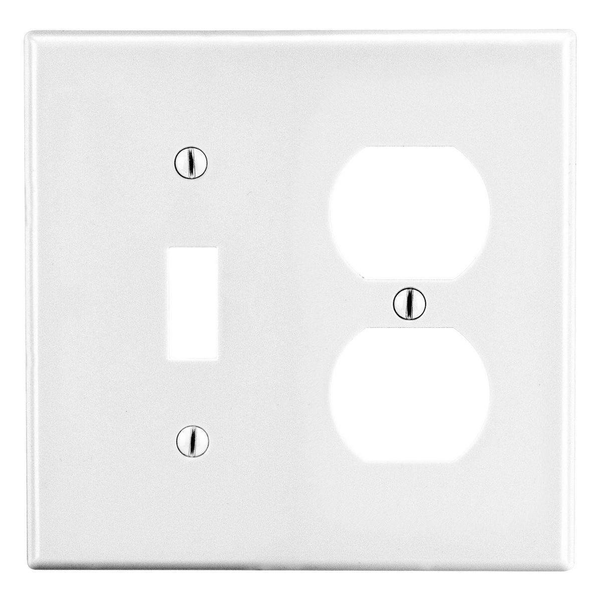 Hubbell Wiring Device-Kellems PJ18W Combination Wallplates