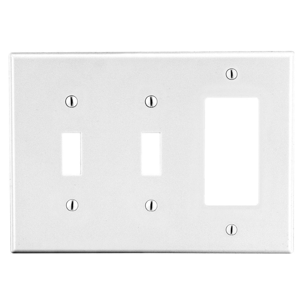 Hubbell Wiring Device-Kellems PJ226W Combination Wallplates