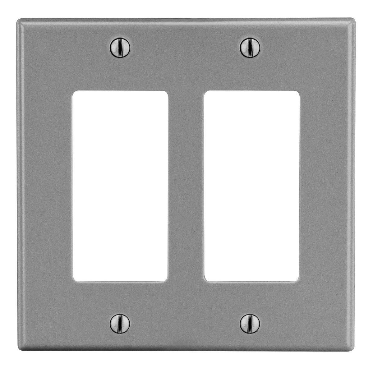 Hubbell Wiring Device-Kellems P262GY Decorative Wallplates