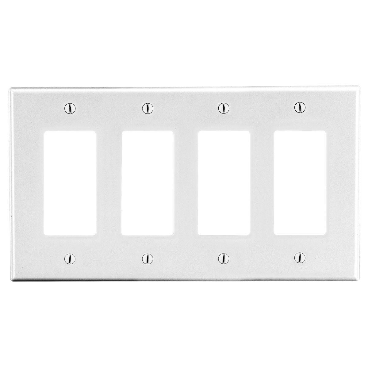 Hubbell Wiring Device-Kellems PJ264W Decorative Wallplates