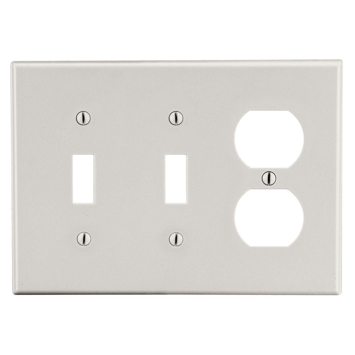 Hubbell Wiring Device-Kellems PJ28LA Combination Wallplates