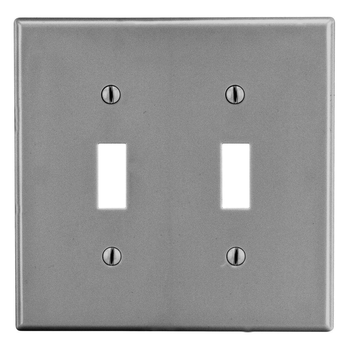 Hubbell Wiring Device-Kellems PJ2GY Standard Wallplates