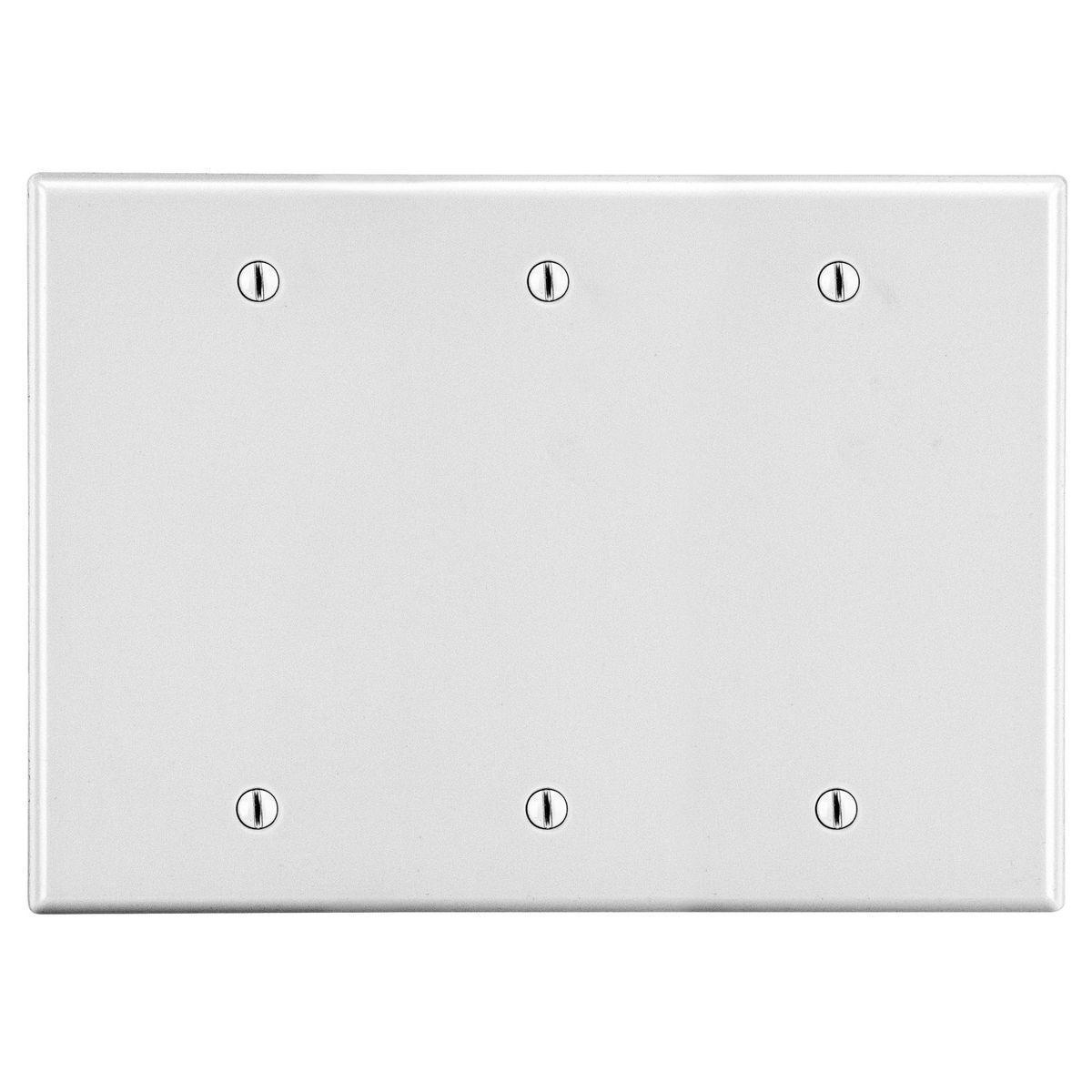 Hubbell Wiring Device-Kellems P33W Blank Wallplates