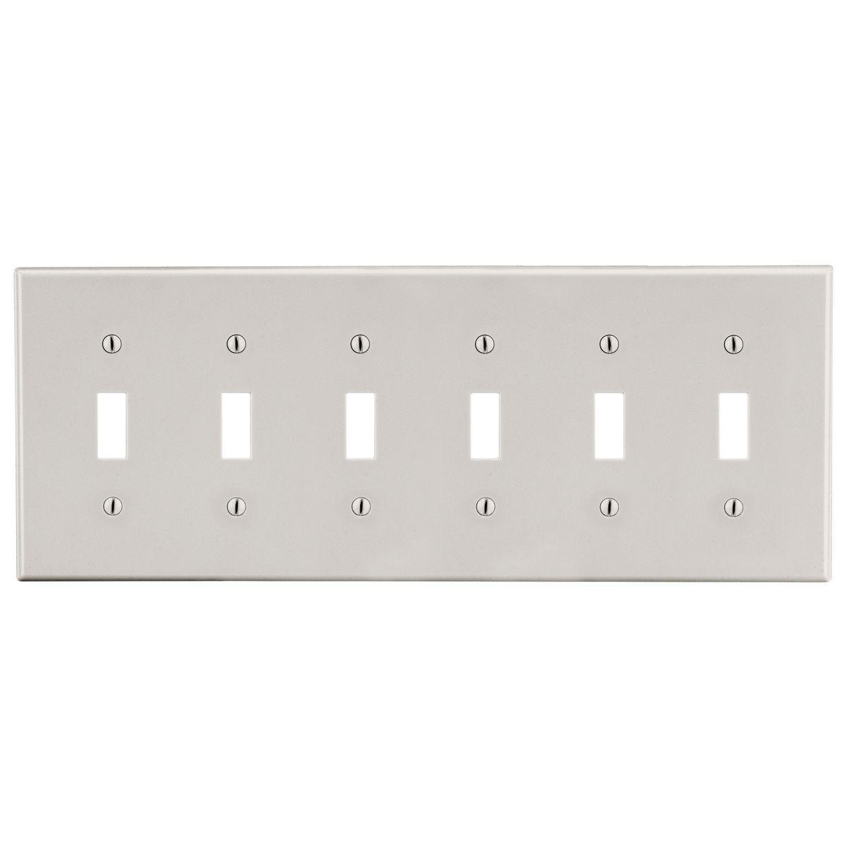 Hubbell Wiring Device-Kellems P6LA Standard Wallplates