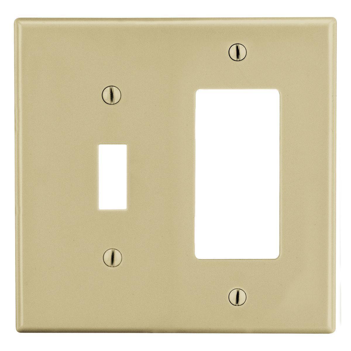 Hubbell Wiring Device-Kellems PJ126I Combination Wallplates