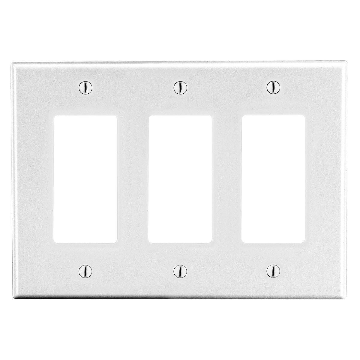 Hubbell Wiring Device-Kellems PJ263W Decorative Wallplates