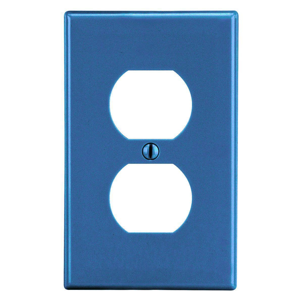 Hubbell Wiring Device-Kellems PJ8BL Receptacle Wallplates