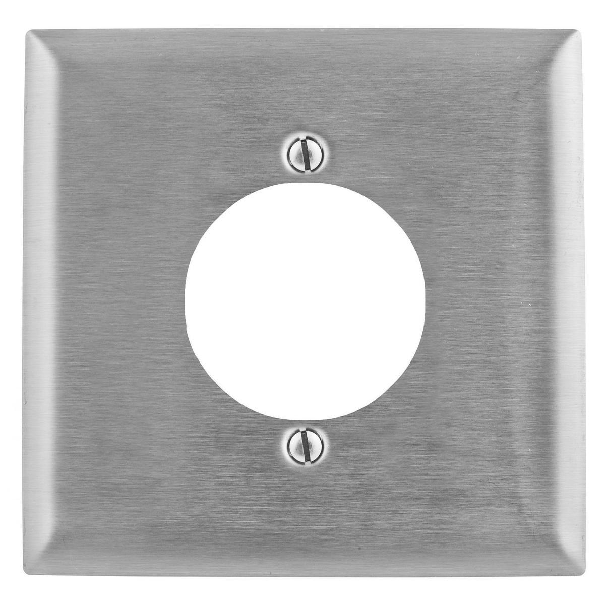 Hubbell Wiring Device-Kellems SS702 Receptacle Wallplates