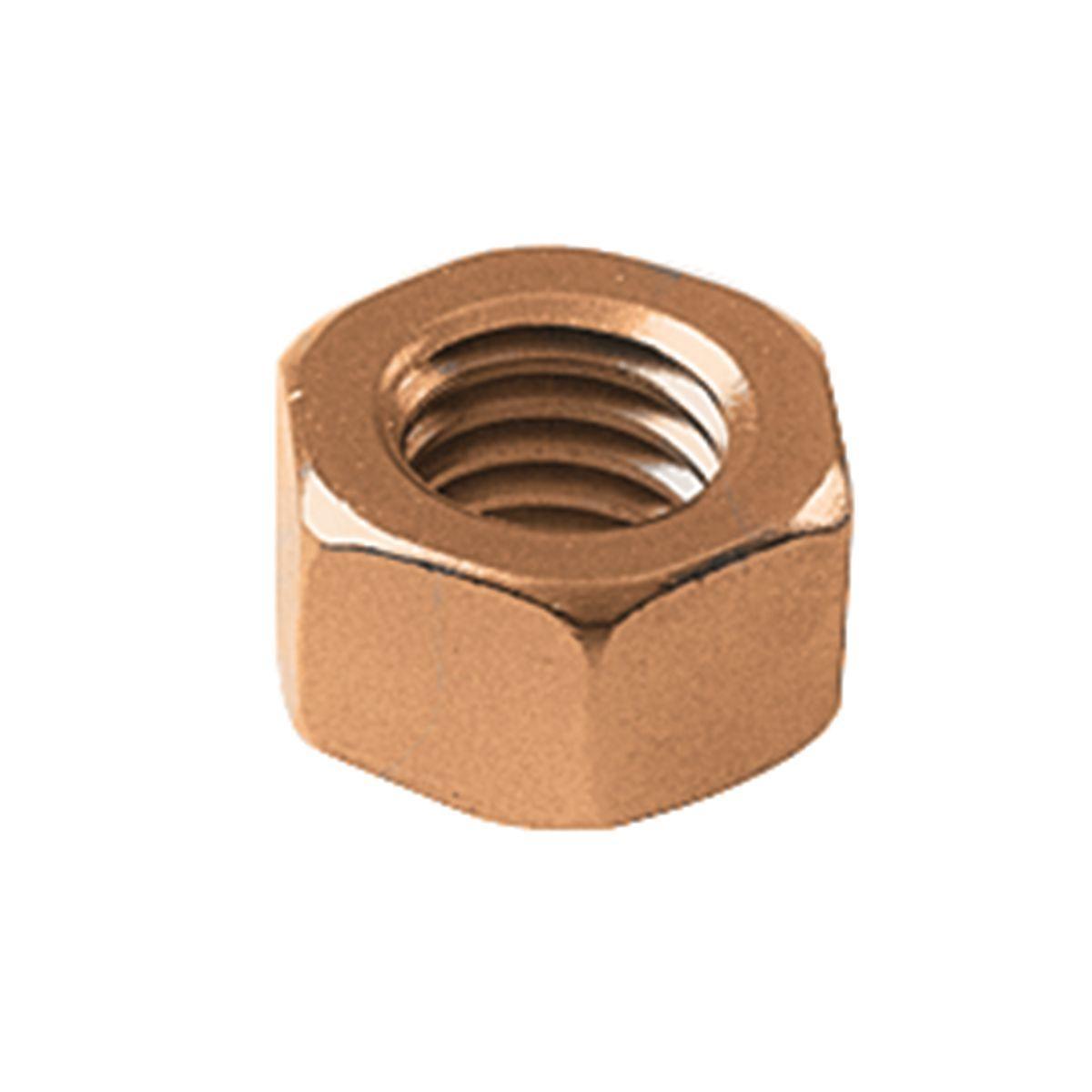 BURNDY® DURIUM™ 62CHENBOX Hex Nut, Imperial, 5/8-11, Silicon Bronze