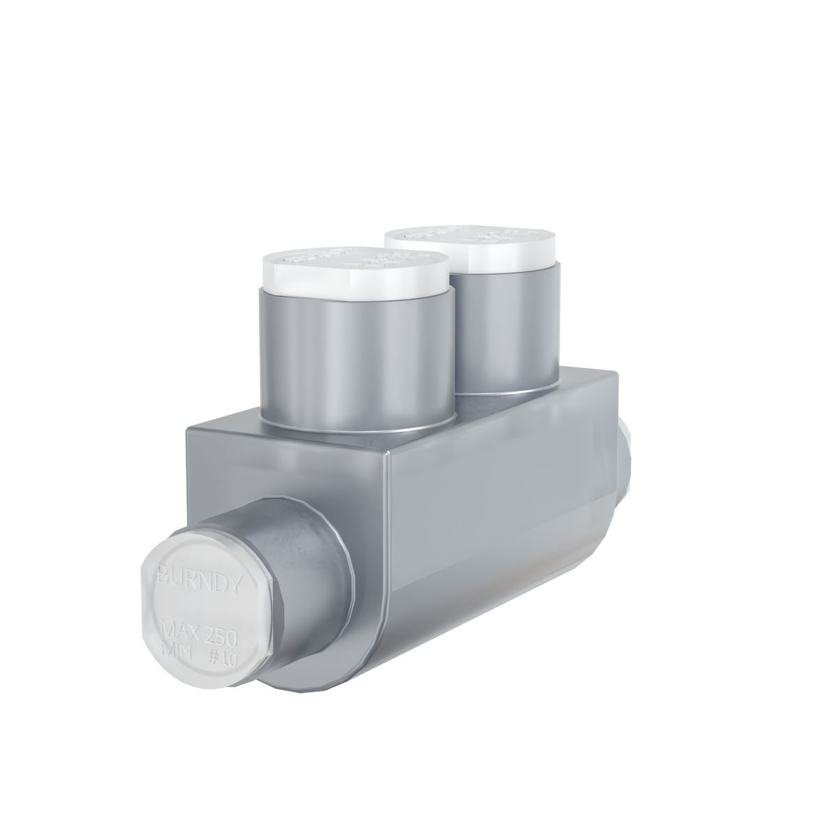 BURNDY® UNITAP™ BISR2 In-Line Splice Reducer, Aluminum/Copper/Stranded Conductor, 14 to 2 AWG Run/Main, Aluminum