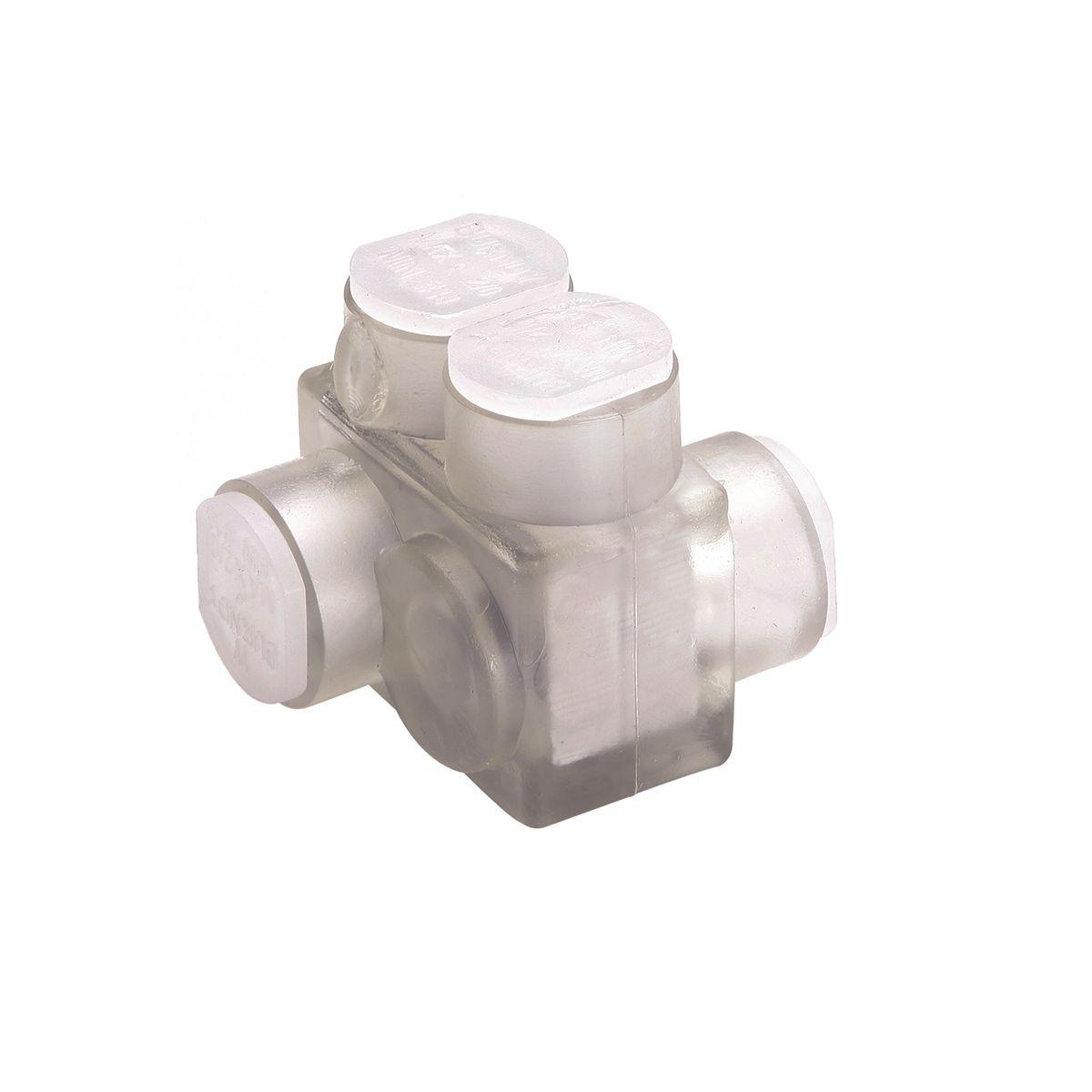BURNDY® UNITAP™ BITO250 2-Sided Entry Multi-Tap Connector, 10 AWG to 250 kcmil Conductor, Aluminum/Copper Stranded Conductor, Aluminum