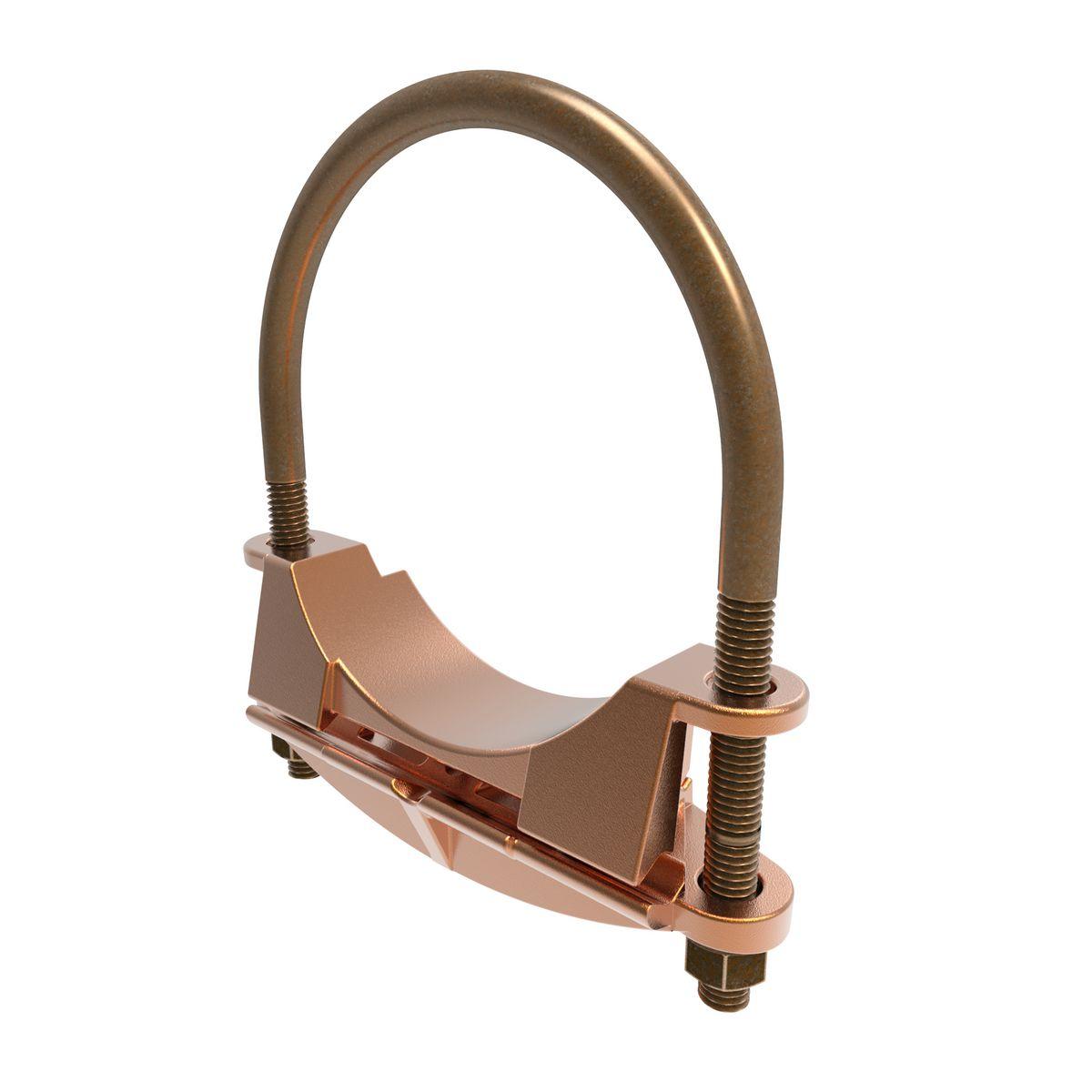 BURNDY® GAR2029 GAR Mechanical Grounding Connector, 3 to 3-1/2 in Rod, 2/0 AWG to 250 kcmil Conductor, Copper Alloy