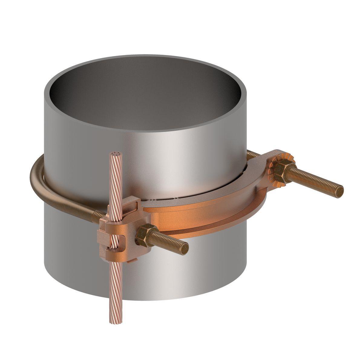 BURNDY® GAR3905BU GAR-BU Mechanical Grounding Connector, 4 to 5 in Rod, 4 to 4/0 AWG Conductor, Copper