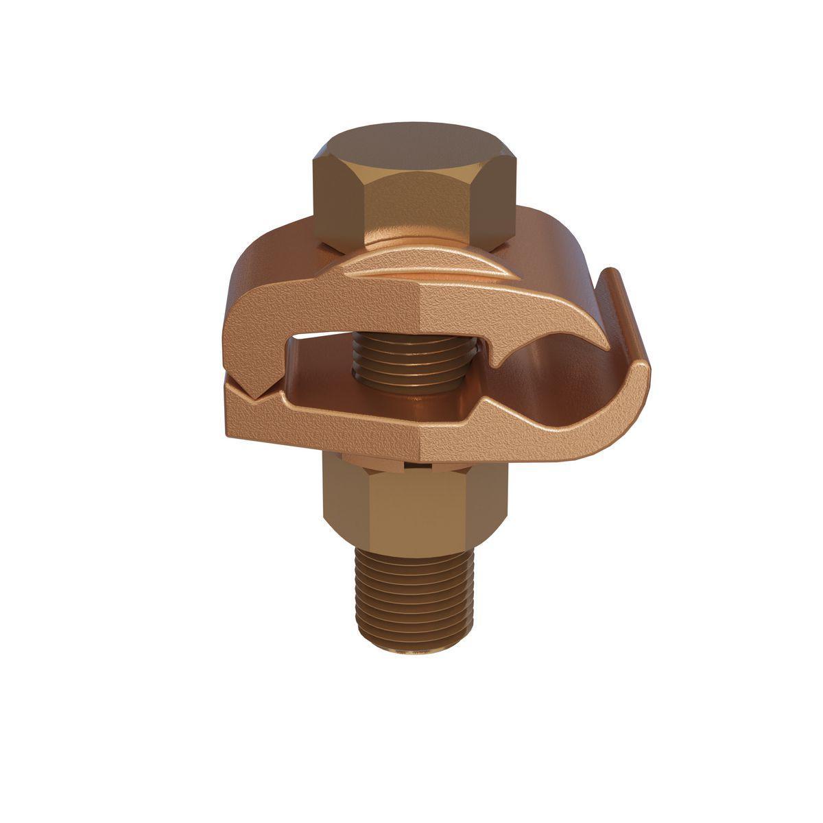 BURNDY® GB29 GB Series Mechanical Grounding Connector, 2/0 AWG to 250 kcmil Conductor, 1/4 in THK Bar, Copper Alloy