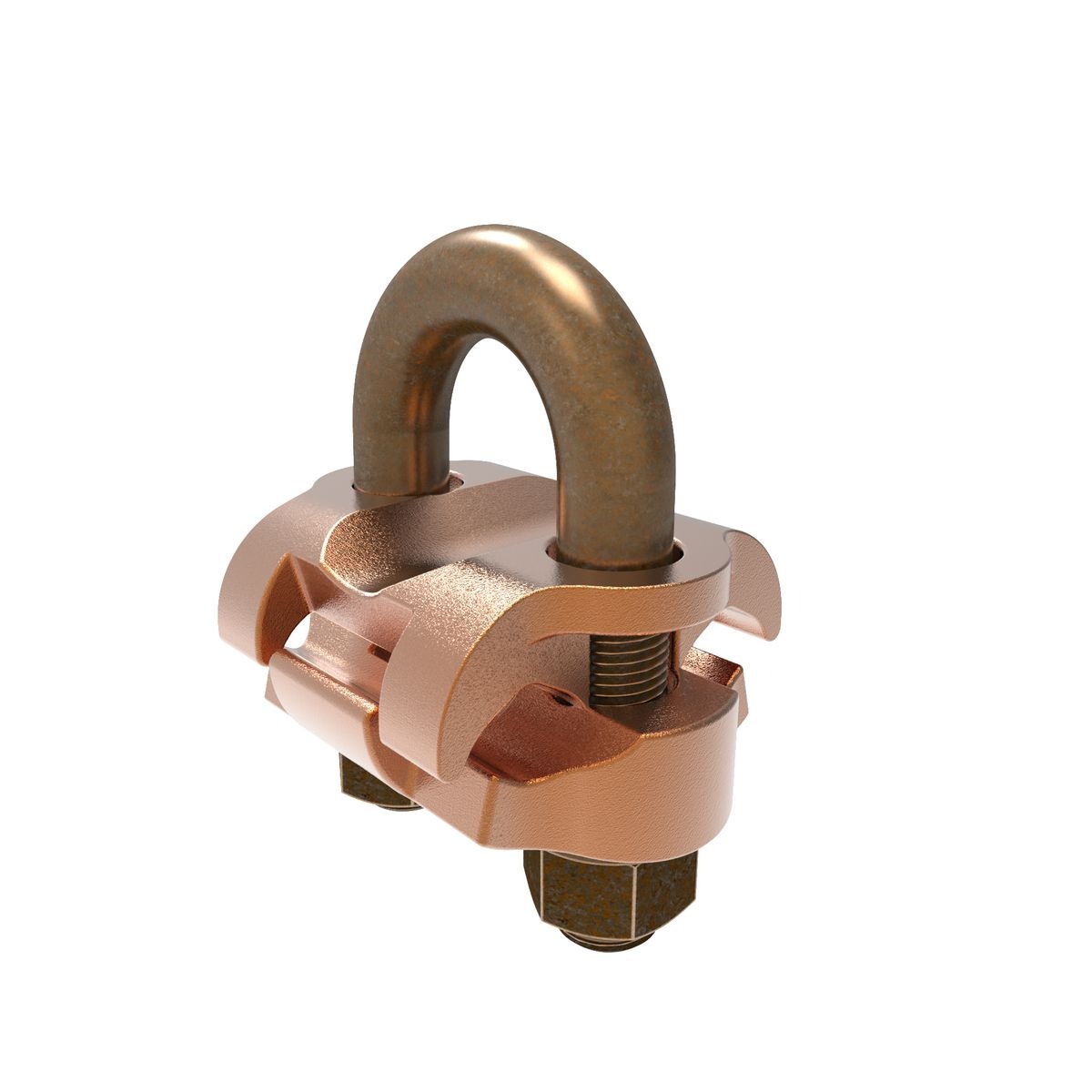 BURNDY® GP6429 GP Series Mechanical Grounding Connector, 5/8 to 3/4 in Rod, 2/0 AWG to 250 kcmil Conductor