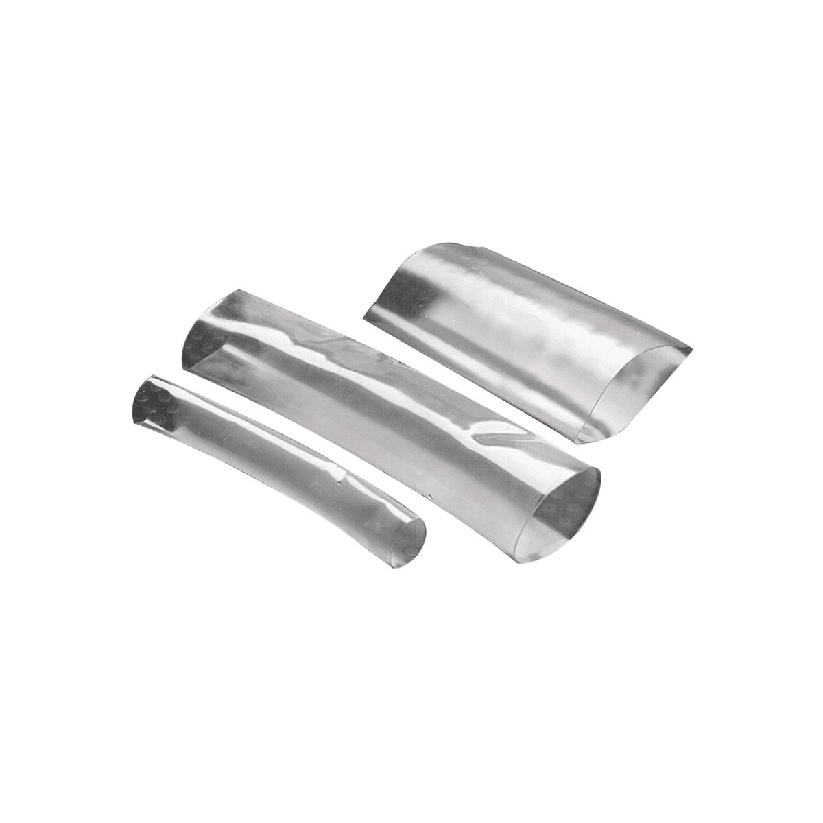BURNDY® VISI-SHRINK™ HSC100FR Type HSC-FR Fire Retardant Heat Shrink Tubing, 1 in ID Expanded, 1/2 in ID Recovered, 0.04 in THK Wall Recovered, 25 ft L, PVC, Clear