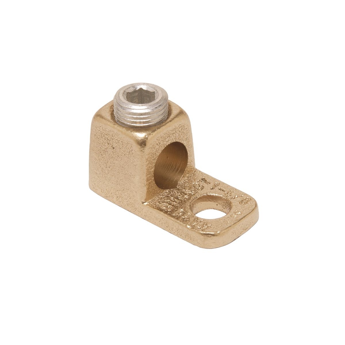 BURNDY® Ka-Lug™ KA34 Mechanical Bolted Lug and Terminal, 4/0 AWG to 500 kcmil Stranded Copper Conductor, 1/2 in Stud, 1 Bolt Hole, Copper