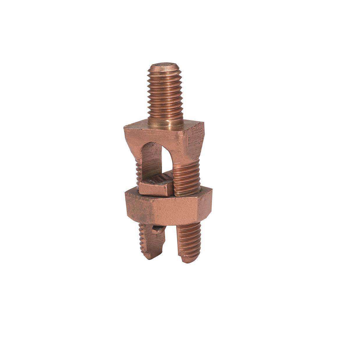 BURNDY® SERVIT® POST™ KC15 Mechanical Grounding Connector, (1) 12 to 9 AWG, 12 to 8 AWG Conductor, 1/2 in Dia Wire, 1.19 in L, Bronze