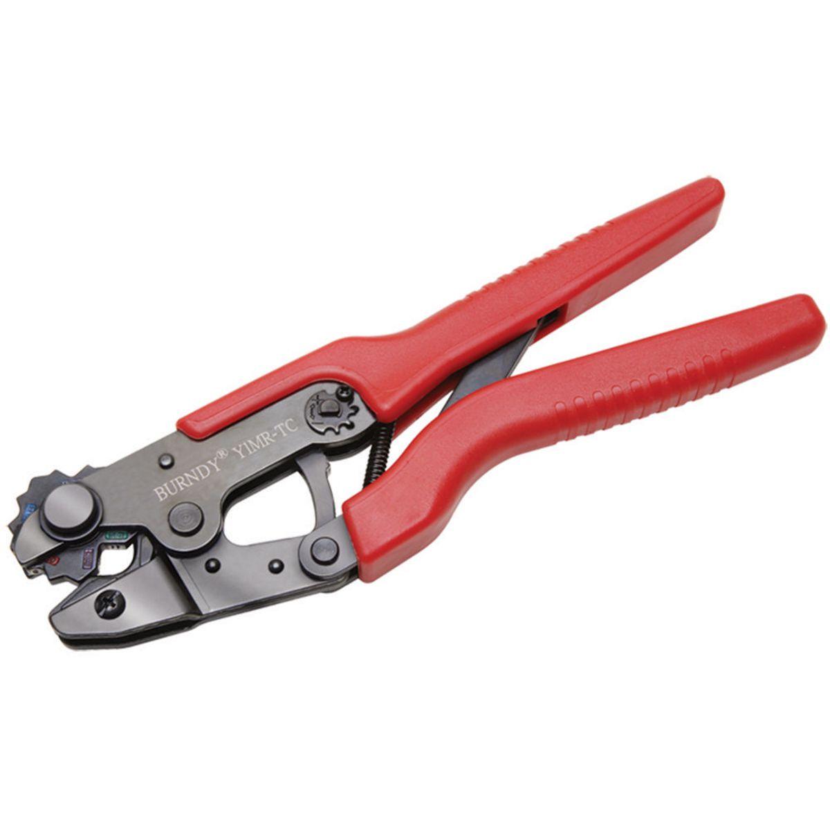 BURNDY® HYTOOL™ Y1MRTC Full Cycle Ratchet Crimper, 16 to 4 AWG, 8 to 1 AWG Cable/Wire, 9000 lb Shearing