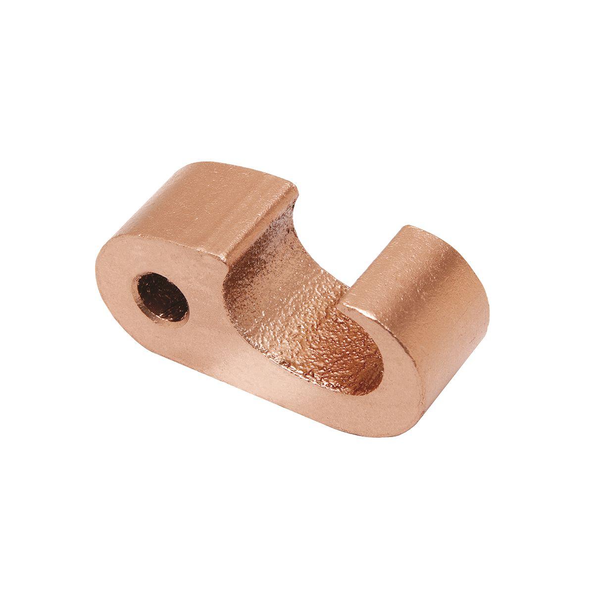 BURNDY® HYTAP™ YGHP29C2 Type YGHP Mechanical Compression Ground Rod Connector, Figure 6 Shape, 1/0 AWG to 250 kcmil Main/Run, 2 to 4 AWG Tap, Copper