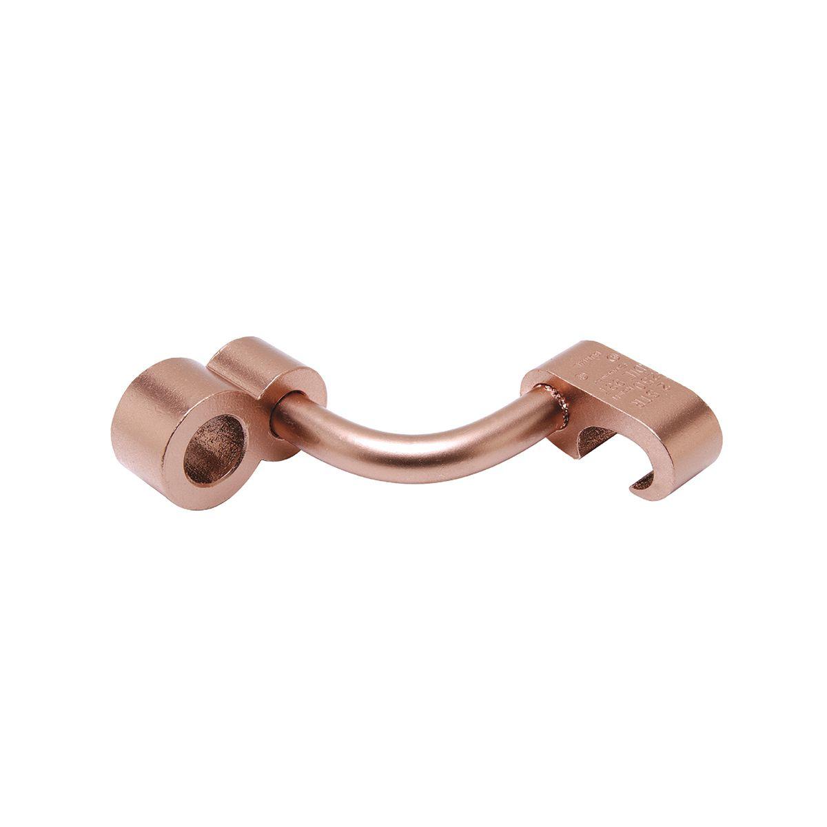 BURNDY® GRIDLOK™ YGLR29C58 Type YGLR-C Compression Connector, 1 AWG, 2 AWG, 1/0 AWG, 2/0 AWG, 3/0 AWG, 4/0 AWG, 91.65 kcmil, 248.8 kcmil, 250 kcmil Conductor, 5/8 in Rod, Copper, Unplated