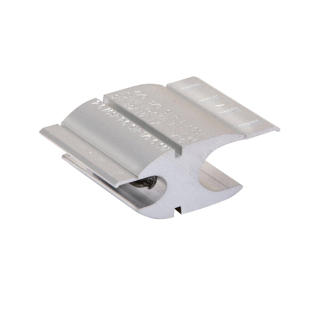 BURNDY® HYCRIMP™ YHN500 Type YHN Compression Line Tap Connector, Figure H Shape, 4/0 AWG, 200 kcmil Min Run/Tap, 500 kcmil, 1/0 AWG Max Run/Tap, Aluminum