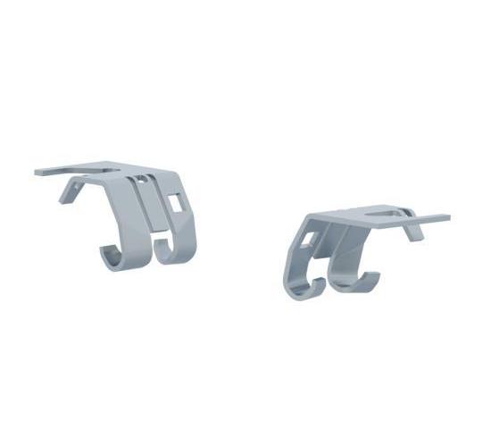 Cablofil® ASBL AS Series Trapeze Hanging Clip, 1/4 in, 3/8 in, 1/2 in Threaded Rod, 1008 Carbon Steel, Black Painted