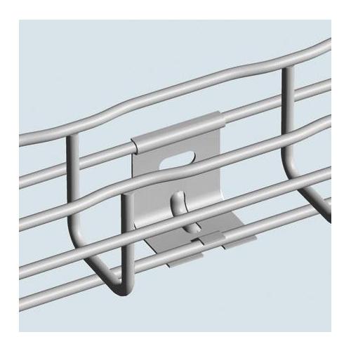 Cablofil® CAT30/41PG CAT30/41 Light Duty Wall Bracket, 1.4 in L x 1.772 in W x 1.48 in H, For Use With 2 in W Wire Mesh Cable Tray, Carbon Steel