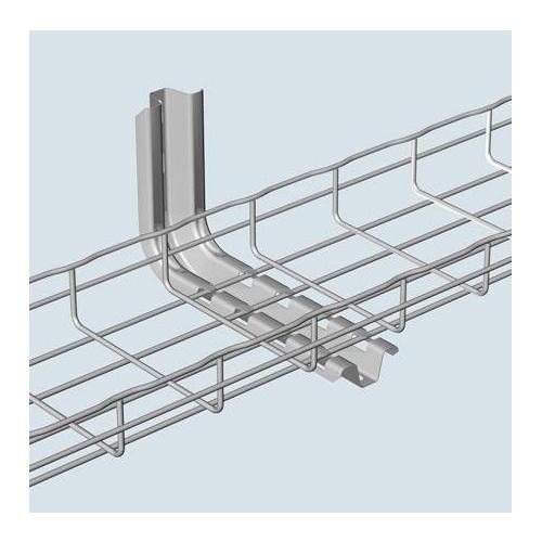Cablofil® FASL150PG FAS L Tray Bracket, 9 in L x 6 in W x 6.7 in H, For Use With Cable Tray, Steel