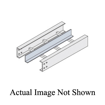 Cablofil® 4A-0012-99-S6 Metallic/0012-99 Straight Horizontal Divider Kit, 4 in H, Aluminum