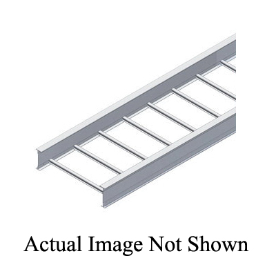 Cablofil® P300900 Itray Straight Section Ladder Cable Tray, 144 in L x 36 in W, 6063-T6 Aluminum Alloy