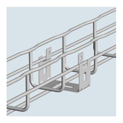 Cablofil® UC50PG UC50 Light Duty Cable Tray Stand Off, 2-3/4 in L x 1.18 in W x 1.57 in H, For Use With 4 in W Wire Mesh Cable Tray, Carbon Steel