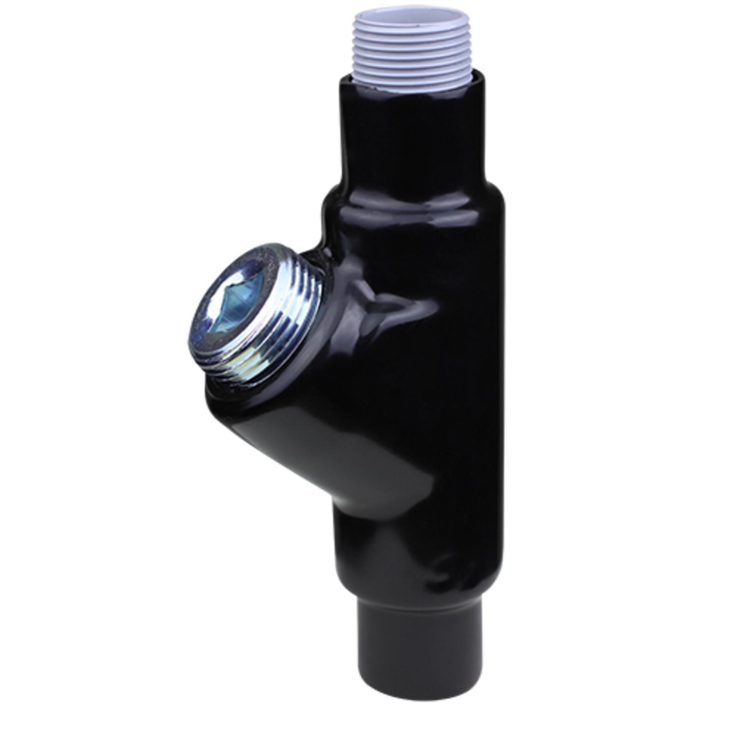 Calbond™ PV0700EYS216 EYS Male/Female Hub Seal Fitting, 3/4 in, Rigid Steel, Galvanized/Black PVC Coated